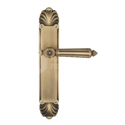 Дверная ручка на планке Venezia Castello VNZ3295 PL87 бронза матовая