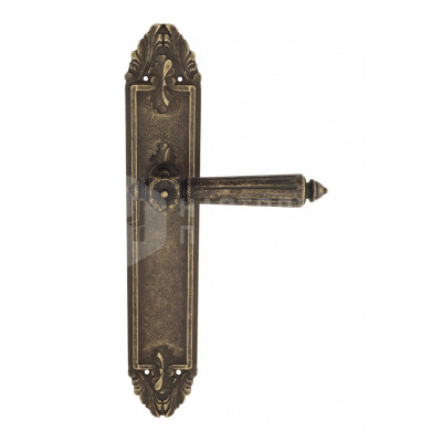 Дверная ручка на планке Venezia Castello VNZ2440 PL90 бронза античная