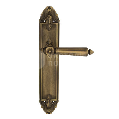 Дверная ручка на планке Venezia Castello VNZ2442 PL90 бронза матовая