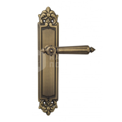 Дверная ручка на планке Venezia Castello VNZ221 PL96 бронза матовая