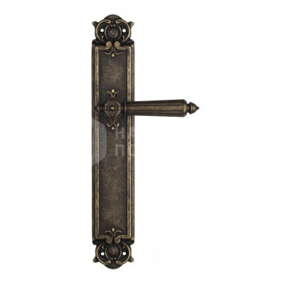 Дверная ручка на планке Venezia Castello VNZ223 PL97 бронза античная