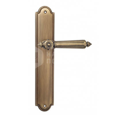 Дверная ручка на планке Venezia Castello VNZ227 PL98 бронза матовая