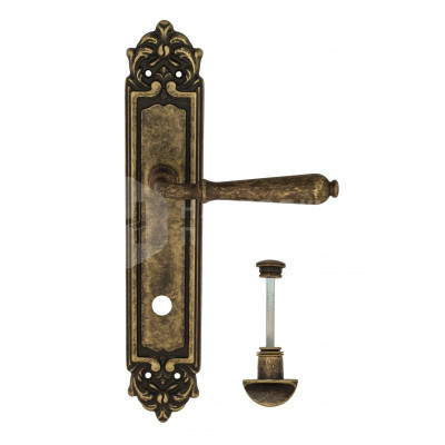 Дверная ручка на планке Venezia Classic VNZ269 PL96 бронза античная