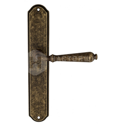 Дверная ручка на планке Venezia Classic VNZ2165 PL02 бронза античная