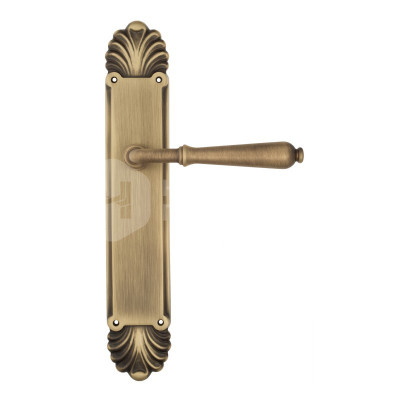Дверная ручка на планке Venezia Classic VNZ3303 PL87 бронза матовая