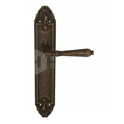 Дверная ручка на планке Venezia Classic VNZ2450 PL90 бронза античная
