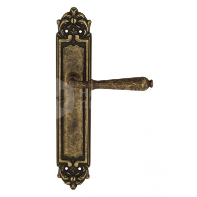Дверная ручка на планке Venezia Classic VNZ250 PL96 бронза античная