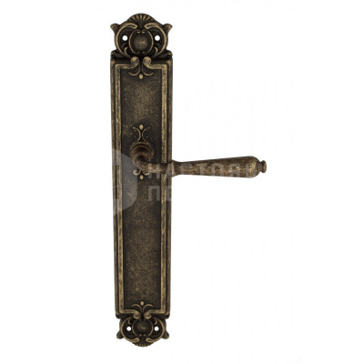 Дверная ручка на планке Venezia Classic VNZ253 PL97 бронза античная