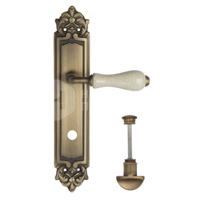 Дверная ручка на планке Venezia Colosseo VNZ1260 PL96 бронза матовая