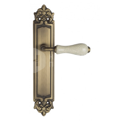 Дверная ручка на планке Venezia Colosseo VNZ1268 PL96 бронза матовая