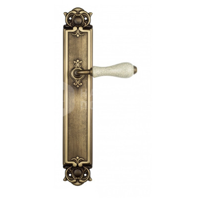 Дверная ручка на планке Venezia Colosseo VNZ1269 PL97 бронза матовая