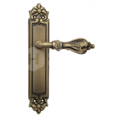Дверная ручка на планке Venezia Florence VNZ298 PL96 бронза матовая