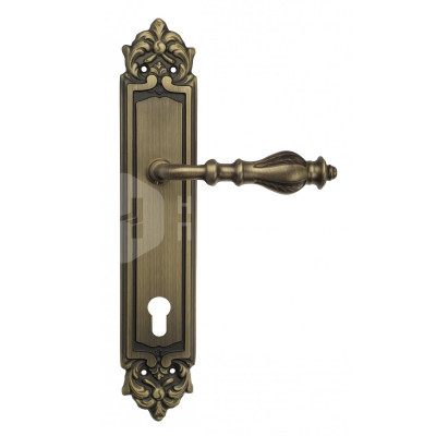 Дверная ручка на планке Venezia Gifestion VNZ336 PL96 бронза матовая