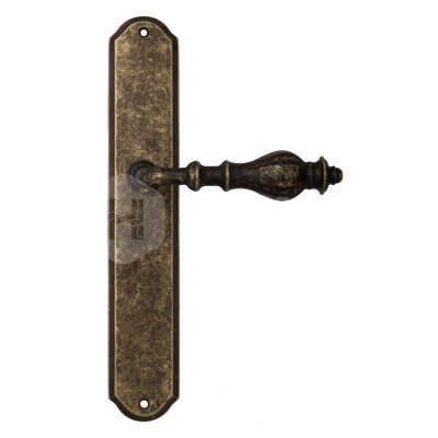 Дверная ручка на планке Venezia Gifestion VNZ2219 PL02 бронза античная
