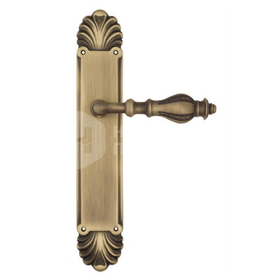 Дверная ручка на планке Venezia Gifestion VNZ3443 PL87 бронза матовая
