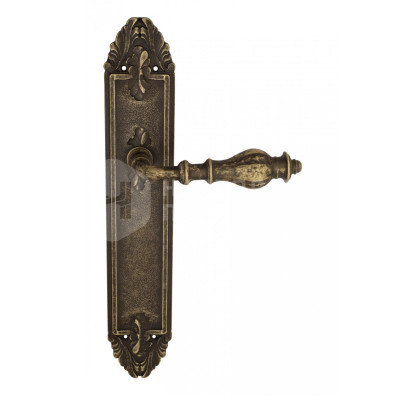 Дверная ручка на планке Venezia Gifestion VNZ2487 PL90 бронза античная