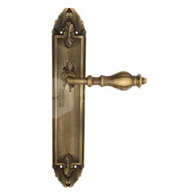 Дверная ручка на планке Venezia Gifestion VNZ2489 PL90 бронза матовая