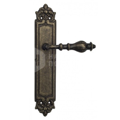 Дверная ручка на планке Venezia Gifestion VNZ736 PL96 бронза античная