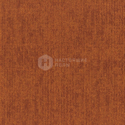 Ковровая плитка IVC Carpet Tiles Rudiments Jute 273 Orange rust, 500*500*6.2 мм