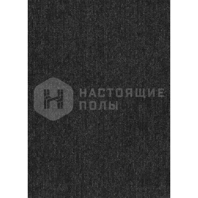 Ковровая плитка IVC Carpet Tiles Rudiments Jute 989 Black, 500*500*6.2 мм