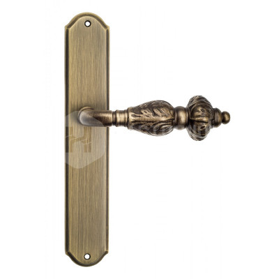 Дверная ручка на планке Venezia Lucrecia VNZ355 PL02 бронза матовая