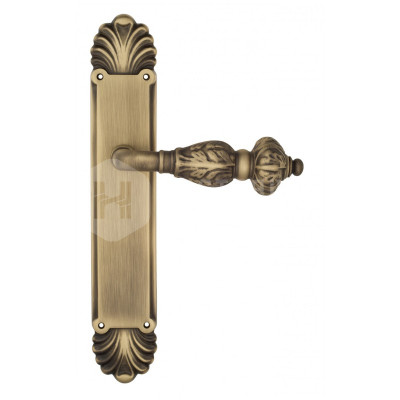 Дверная ручка на планке Venezia Lucrecia VNZ2882 PL87 бронза матовая