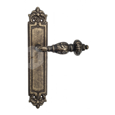Дверная ручка на планке Venezia Lucrecia VNZ357 PL96 бронза античная