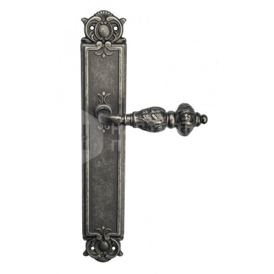 Дверная ручка на планке Venezia Lucrecia VNZ362 PL97 состаренное серебро