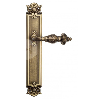 Дверная ручка на планке Venezia Lucrecia VNZ363 PL97 бронза матовая