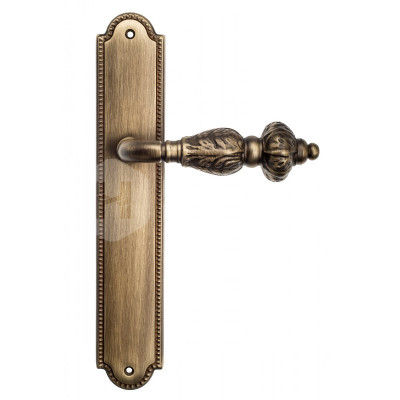 Дверная ручка на планке Venezia Lucrecia VNZ365 PL98 бронза матовая