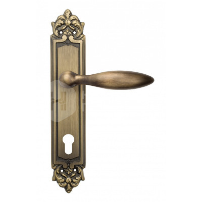 Дверная ручка на планке Venezia Maggiore VNZ400 PL96 бронза матовая