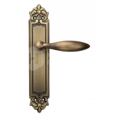 Дверная ручка на планке Venezia Maggiore VNZ392 PL96 бронза матовая