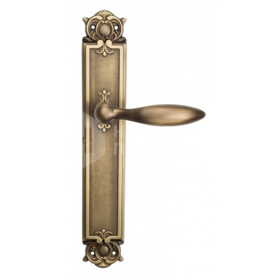 Дверная ручка на планке Venezia Maggiore VNZ394 PL96 бронза матовая