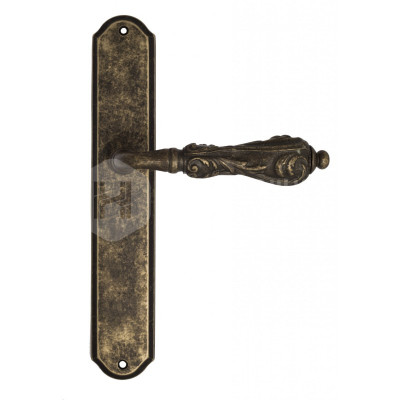Дверная ручка на планке Venezia Monte Cristo VNZ2169 PL02 бронза античная
