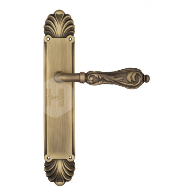 Дверная ручка на планке Venezia Monte Cristo VNZ3463 PL87 бронза матовая