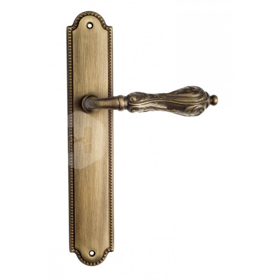 Дверная ручка на планке Venezia Monte Cristo VNZ749 PL98 бронза матовая