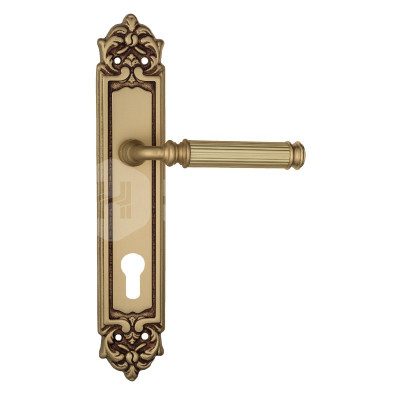 Дверная ручка на планке Venezia Mosca VNZ4008 PL96 французское золото