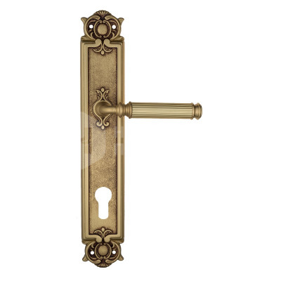 Дверная ручка на планке Venezia Mosca VNZ4009 PL97 французское золото