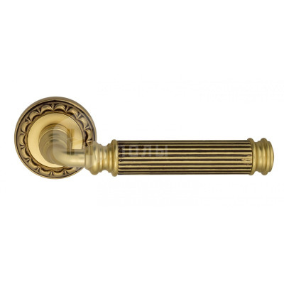Дверная ручка Venezia Mosca VNZ3002 D2 французское золото + коричневый