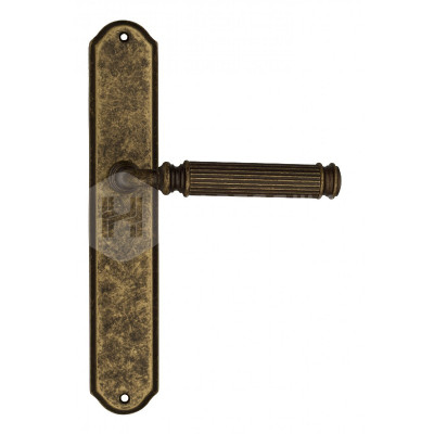 Дверная ручка на планке Venezia Mosca VNZ3036 PL02 бронза античная