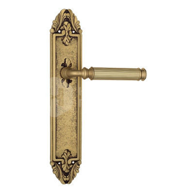 Дверная ручка на планке Venezia Mosca VNZ4028 PL90 французское золото