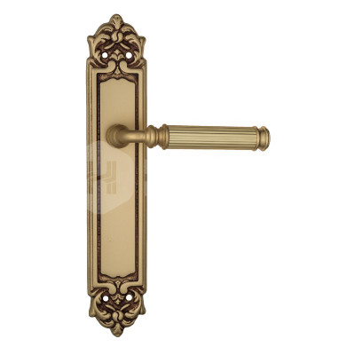 Дверная ручка на планке Venezia Mosca VNZ4029 PL96 французское золото