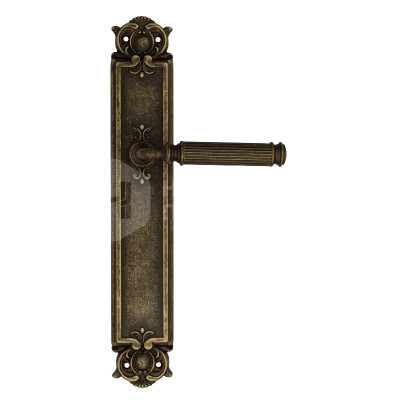 Дверная ручка на планке Venezia Mosca VNZ3096 PL97 бронза античная