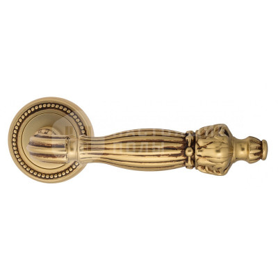 Дверная ручка Venezia Olimpo VNZ1300 D3 французское золото + коричневый