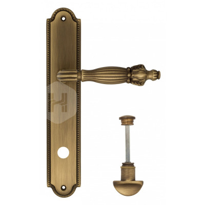 Дверная ручка на планке Venezia Olimpo VNZ1112 PL98 бронза матовая