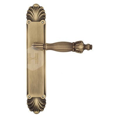 Дверная ручка на планке Venezia Olimpo VNZ3387 PL87 бронза матовая