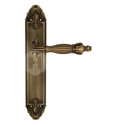 Дверная ручка на планке Venezia Olimpo VNZ2551 PL90 бронза матовая