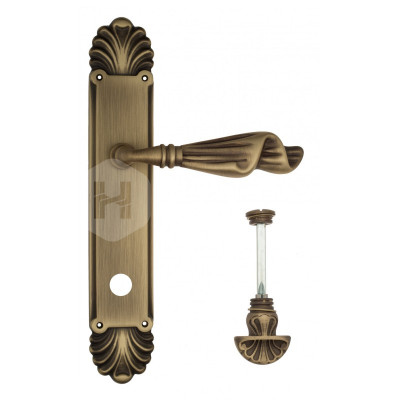 Дверная ручка на планке Venezia Opera VNZ1764 PL87 бронза матовая