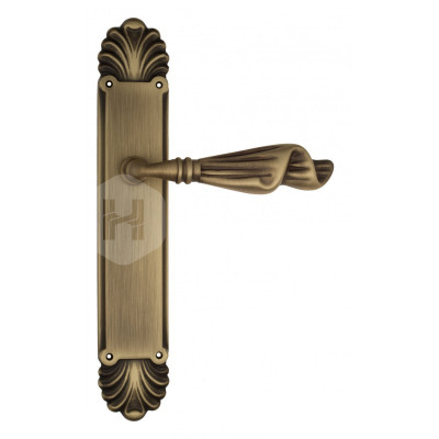 Дверная ручка на планке Venezia Opera VNZ1762 PL02 бронза матовая