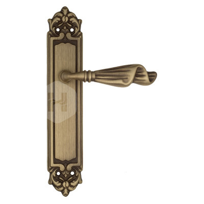 Дверная ручка на планке Venezia Opera VNZ3671 PL96 бронза матовая